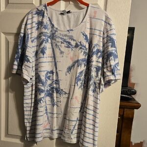 Southern Lady White Short Sleeve Tee with Black Logo Tag